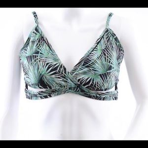 Cabana del Sold Palm Leaf Bikini TOP ONLY
